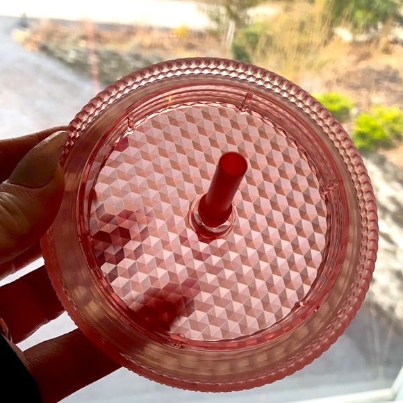 ☕️Starbuck’s☕️ Valentine’s💕2022 Pink Lemonade Jelly Gridded 24oz Venti Tumbler - Picture 14 of 16